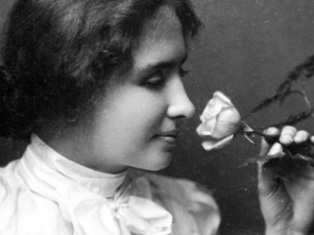 La escritora Hellen Keller